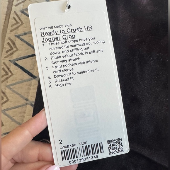 Lululemon Ready to Crush High-Rise Jogger Crop in Interstellar Dark Grey Multi - Picture 6 of 6